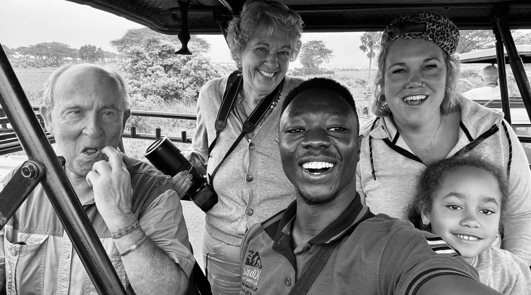 Safari moment in Murchison Falls National Park