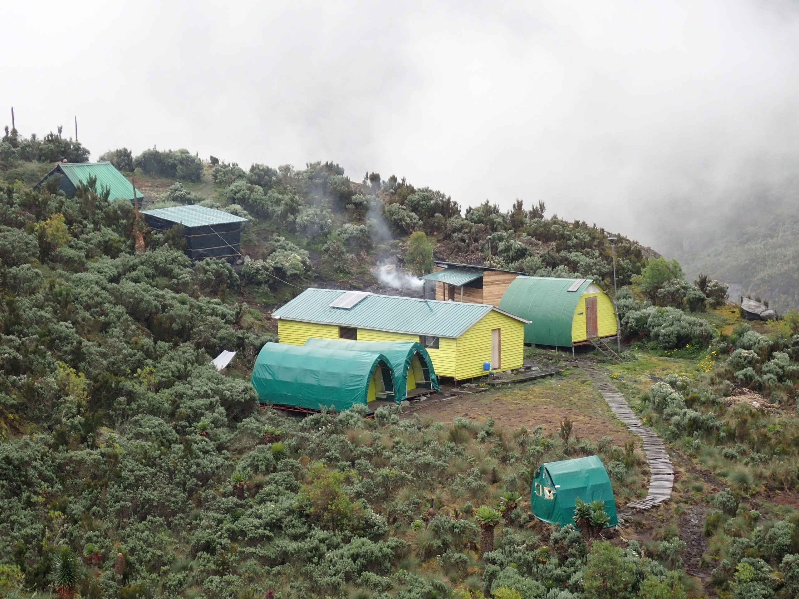 Hunwick's camp Rwenzori scenery