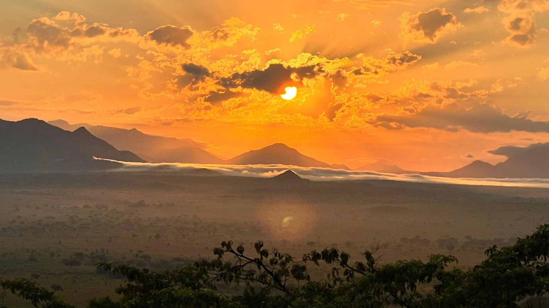 Open savannah landscape in Kidepo Valley National Park