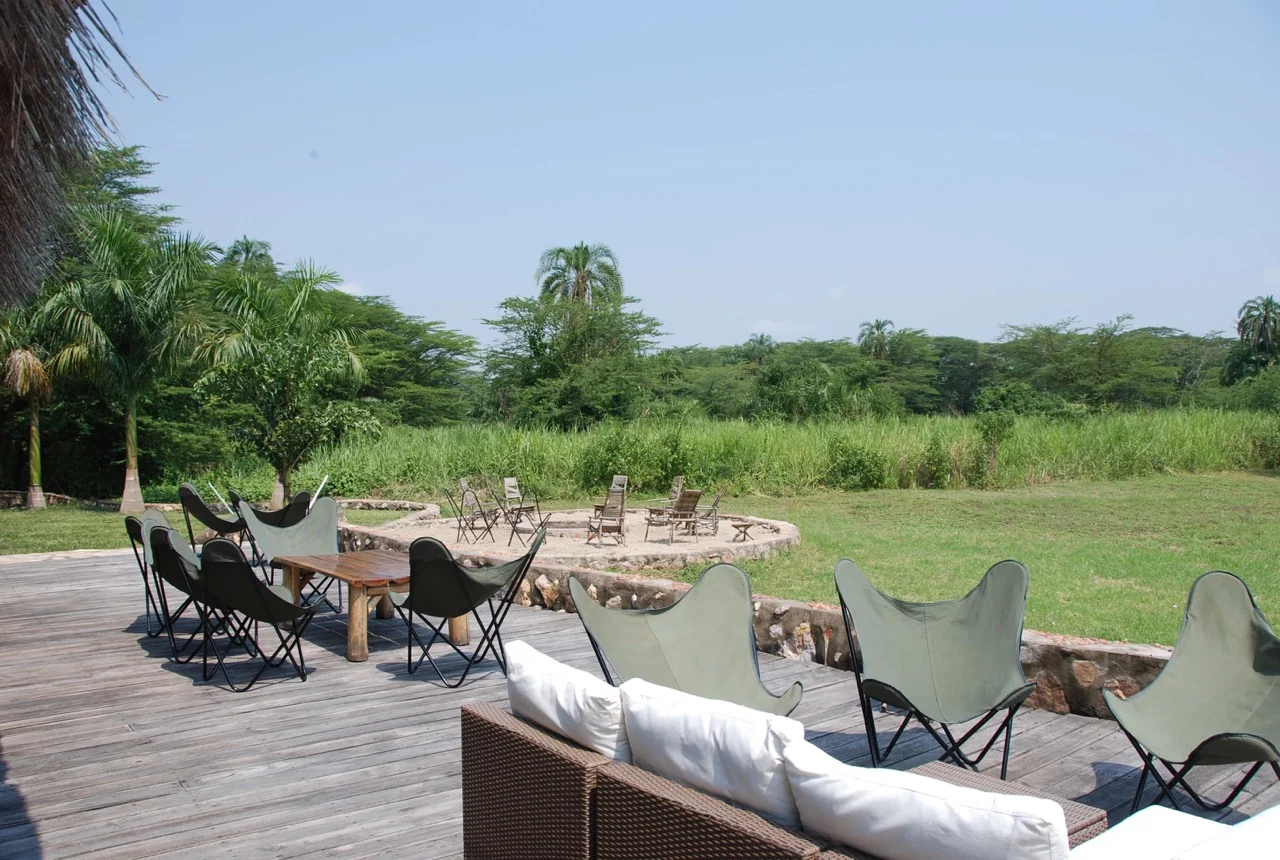 Park-edge lodge accommodation near Queen Elizabeth National Park