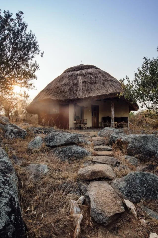 Private thatched cottage at Rwakobo Rock near Lake Mburo
